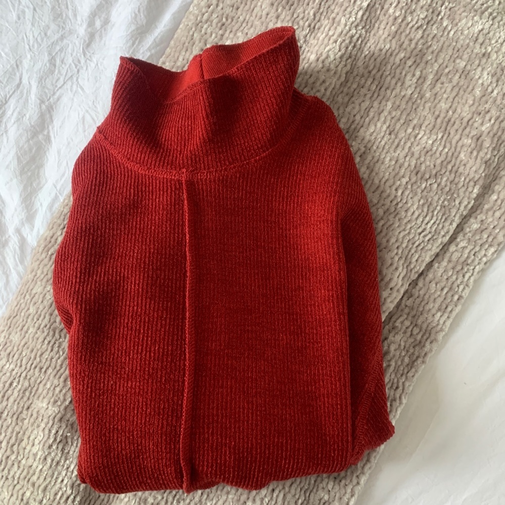 Urban Outfitters Red Turtleneck